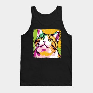 Munchkin Cat Pop Art - Cat Lover Gift Tank Top